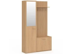 Vestiaire d'entrée + miroir Faustine eff