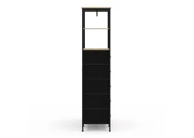 Dressing penderie Iris + 7 bacs en tissu