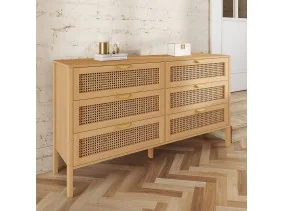 Commode xxl 6 tiroirs Eve cannage