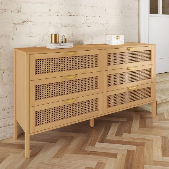 Commode xxl 6 tiroirs Eve cannage