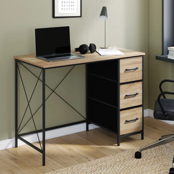 Bureau Iris 100 cm 3 tiroirs