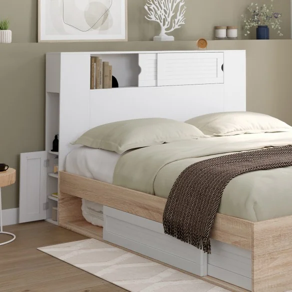 Tête de lit Orem 140 cm blanc