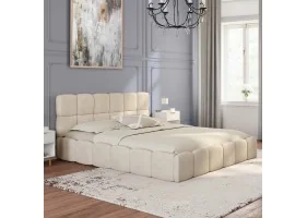 Lit coffre Bubble 160 x 200 cm velours