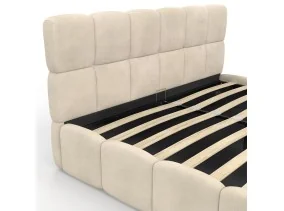 Lit coffre Bubble 160 x 200 cm velours