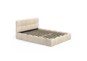 Lit coffre Bubble 140 x 190 cm velours