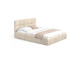 Lit coffre Bubble 140 x 190 cm velours