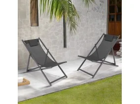 Chilienne métal grise x2