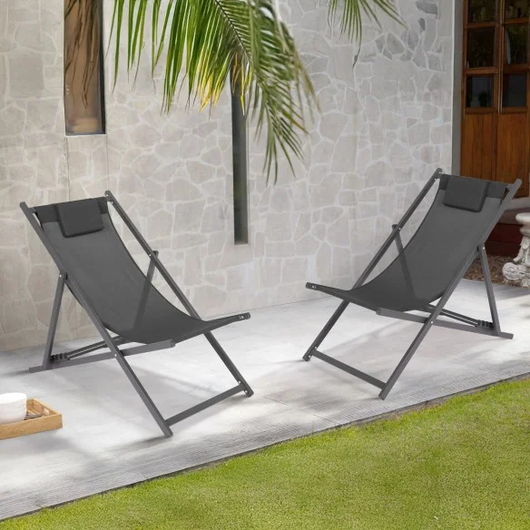 Chilienne métal grise x2