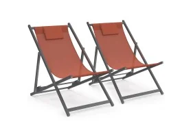 Chilienne métal terracotta x2