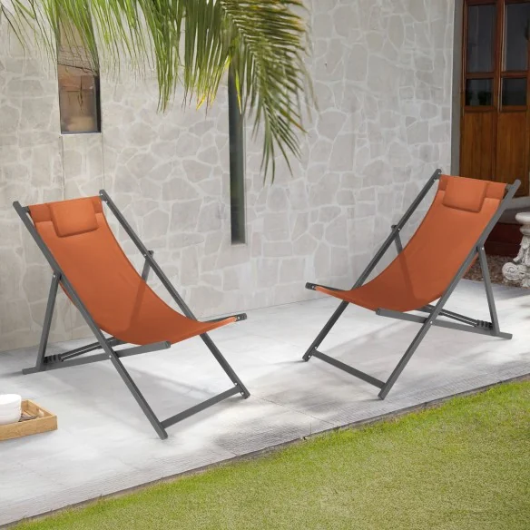 Chilienne métal terracotta x2