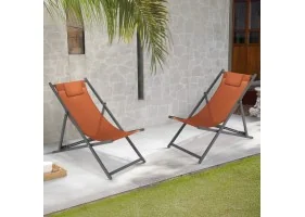 Chilienne métal terracotta x2