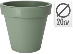 Cache pot diam 20cm vert cl