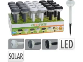 Lampe solaire inox 41 cm