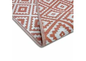 Tapis extérieur 180X280cm terracotta