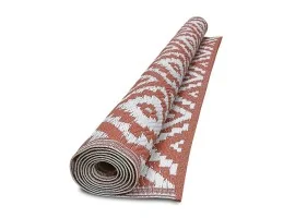 Tapis extérieur 180X280cm terracotta