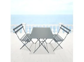 Table bistrot 60x60cm + 2...