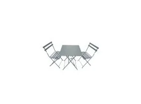 Table bistrot 60x60cm + 2 chaises