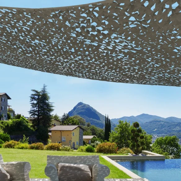 Ombriere Filet 3x4M Taupe
