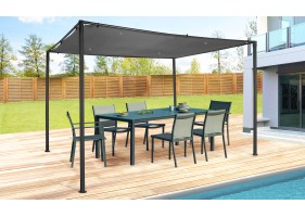 Pergola Alu 3X3 Grise